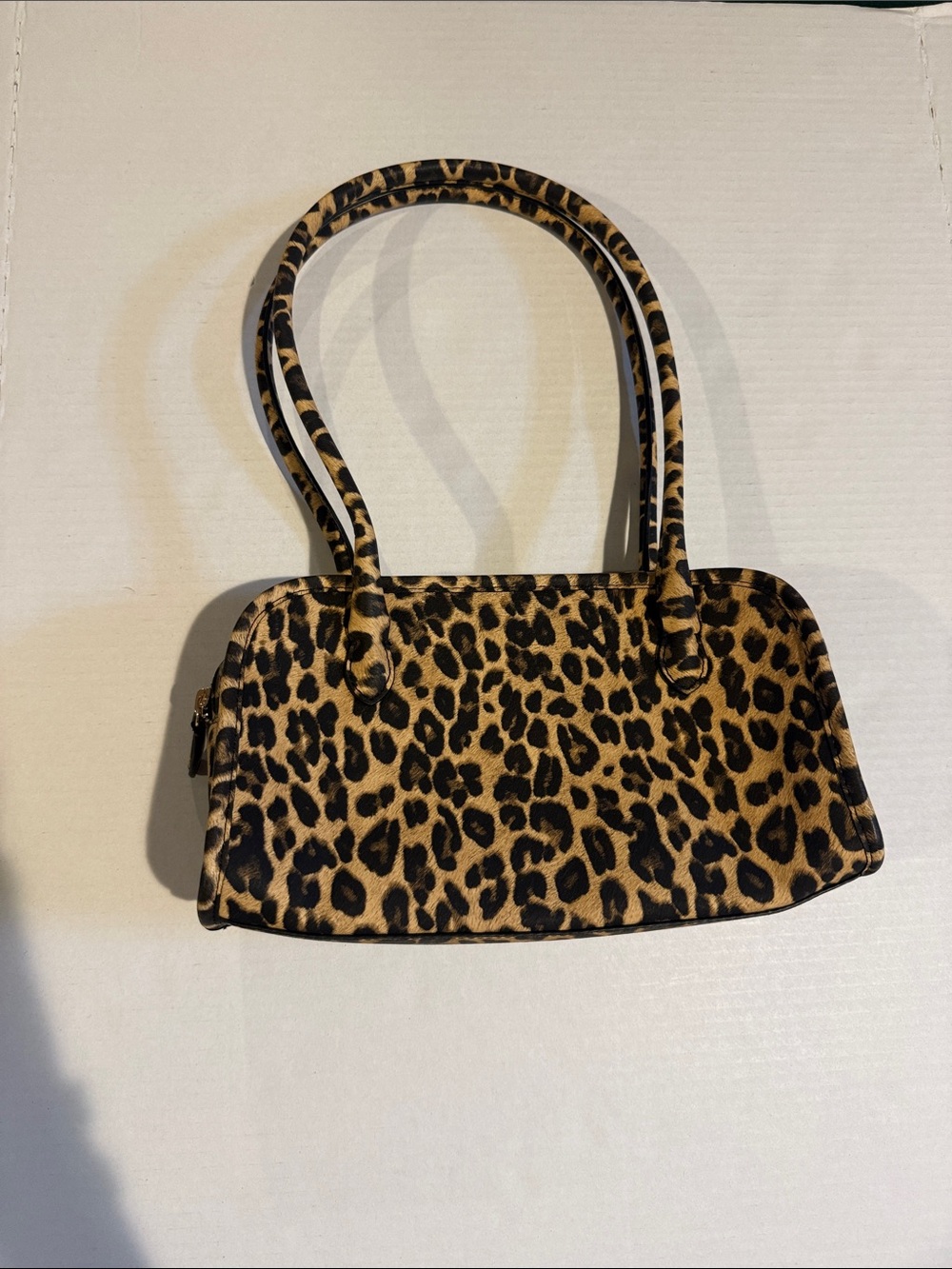 J. Crew Leopard Print Shoulder Bag - Tan & Black